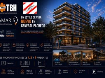 Departamento · 38m² · 1 Ambiente · Departamento Venta General Pacheco