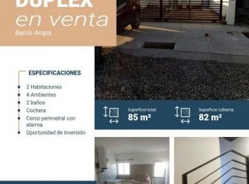 Departamento · 82m² · 4 Ambientes · 1 Cochera · Duplex en Jesus Nazareno Mbg