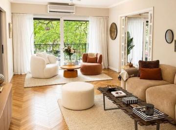 Departamento · 170m² · 4 Ambientes · 1 Cochera · Depto. en Alquiler a Nuevo Amoblado en Palermo Chico. 2 Dorm. 2 Baños. Escritorio. Dep. Seguridad.