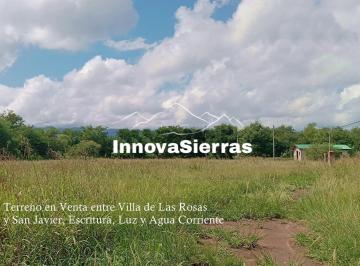 Terreno · 760m² · Venta Terreno en La Tapias | Entre San Javier y Las Rosas | Escritura y Servicios | Traslasierra