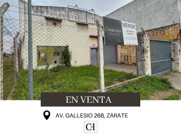Bodega-Galpón , Zárate · Venta Galpón en Av Gallesio 268