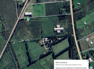 Terreno · 59665m² · Alquiler Complejo y Terreno + Galpon Industrial