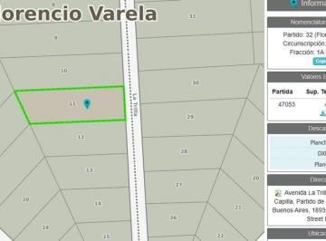 Terreno · 9000m² · Terrenos en Venta Florencio Varela