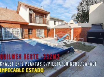 Casa · 328m² · 6 Ambientes · 2 Cocheras · Venta Casa 6 Amb. Quilmes Quincho Pileta Garage