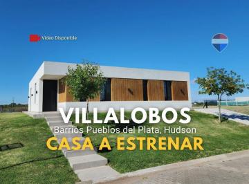 Casa · 160m² · 4 Ambientes · 2 Cocheras · Venta Casa a Estrenar en Villalobos - Hudson