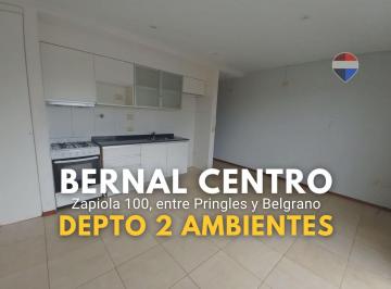 Departamento · 40m² · 2 Ambientes · Venta Depato 2 Amb Zapiola 103 Centro Bernal
