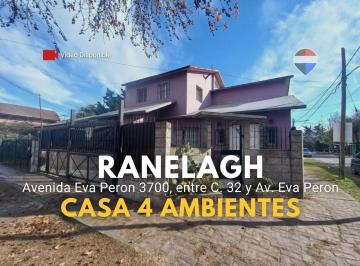 Casa · 164m² · 4 Ambientes · 1 Cochera · Casa en Venta Ranelgh Excelente Ubicacion C/ Local