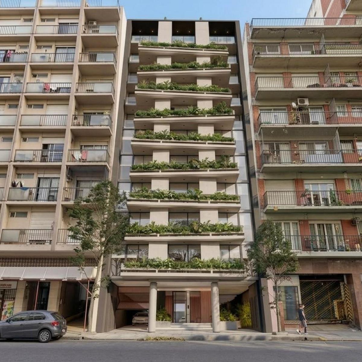 Monoambiente al frente en Punta Arenas XIII, 41m² con balcón