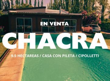 Campo · 250ha · Chacra con Casa, Galpon y Pileta (Sup 95000 M²)