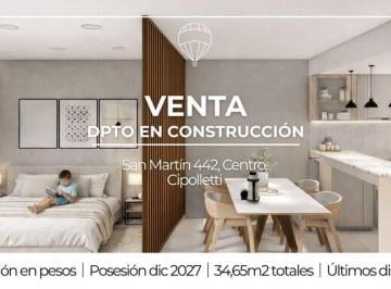 Departamento · 30m² · 1 Ambiente · Venta Departamento Monoambiente Cipolletti
