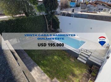 Casa · 200m² · 5 Ambientes · 1 Cochera · Venta Casa 5 Ambientes Quilmes Apto Crédito Pileta