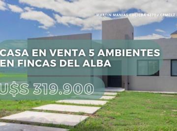 Casa · 229m² · 5 Ambientes · 2 Cocheras · Casa en Venta 5 Ambientes en Fincas del Alba