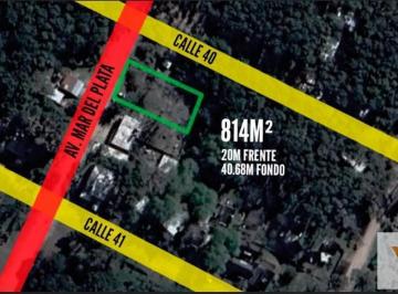Terreno · 814m² · Terreno en Venta - 814 m² - Mar Azul