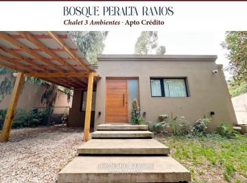 Casa · 88m² · 3 Ambientes · 2 Cocheras · Venta/alquiler Casa, Chalet en Bosque Peralta Ramos