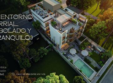 Departamento · 80m² · 3 Ambientes · 1 Cochera · Venta, Departamento de 2 Dorm. con Cochera y Terraza Privada de Pozo, City Bell
