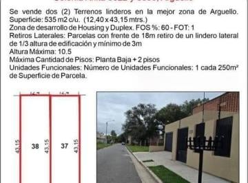 Terreno · 535m² · Vende Lote en Arguello