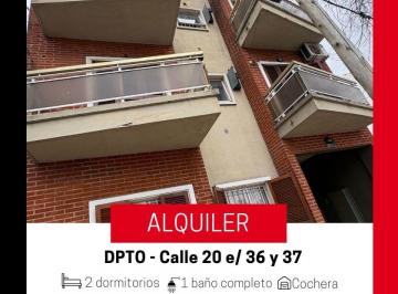 Departamento de 3 ambientes, La Plata · Excelente Depto 2 Dorm - Cochera Descubierta
