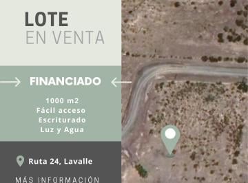 Terreno , Lavalle · Lote de 1000 m² Escriturado con Luz y Agua - Excelente Ubicación Lavalle