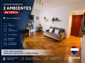 Departamento · 38m² · 2 Ambientes · Departamento 2 Ambientes en Villa Urquiza