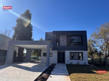 fachada frente completo cochera · Casa en Venta Barrio Cerrado San Juan Chico a Estrenar Guillermo Hudson