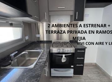 Departamento · 34m² · 2 Ambientes · Venta Departamento 2 Ambientes Ramos Mejía Terraza