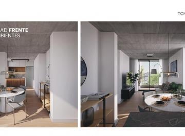 Departamento · 64m² · 3 Ambientes · Departamento en Venta en Almagro en Construcción