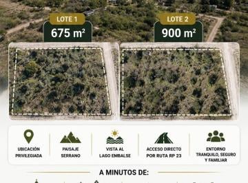 Terreno , Amboy · Vendo 2 Lotes Contiguos en Dalmacio Barrio Residencial - Amboy