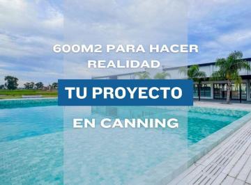 Terreno · 600m² · Venta Lote Lagos de Canning Ll