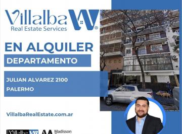 Departamento · 22m² · 1 Ambiente · Excelente Monoambiente en Alquiler en Palermo | Muy Luminoso y Funcional | 23 m²