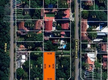 Terreno · 300m² · 10 Ambientes · 2 Cocheras · Lote Es El Centro D E San Bernardo