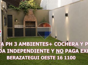 PH · 83m² · 3 Ambientes · 1 Cochera · Venta PH 3 Amb Cochera Berazategui Oe. Oportunidad