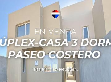 Casa · 135m² · 4 Ambientes · 1 Cochera · Venta Duplex 3 Dorm. Confluencia Rural Uf6