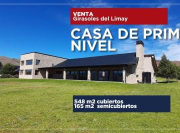 Casa · 548m² · 7 Ambientes · 2 Cocheras · Excelente Casa, Girasoles del Limay Dina Huapi