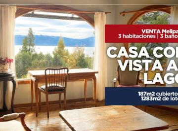 Casa · 187m² · 4 Ambientes · 2 Cocheras · Venta Casa con Vista Al Lago - Melipal Bariloche