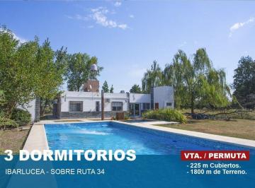 Casa · 225m² · 4 Ambientes · 2 Cocheras · Venta Casa 4 Ambientes en Ibarlucea
