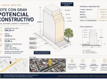 Terreno · 169m² · Lote Para Desarrollo 1541 m Construibles