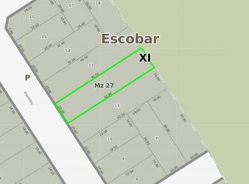 Terreno · 425m² · Lote en Venta 425 m² en Matheu, Escobar