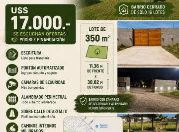 Terreno , La Plata · Lote en Venta de 350 m², Sicardi, Barrio Cerrado, La Plata