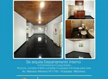 Departamento de 3 ambientes, Posadas · ¡Departamento Interno en Alquiler! Posadas Misiones