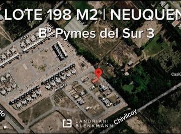 Terreno · 198m² · Lote 198 m² | B° Pymes del Sur 3 | Luz y Agua Instaladas