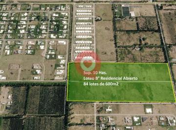 Campo · 100000m² · Chacra 10has Apto Loteo (84 Lotes de 600 M²)