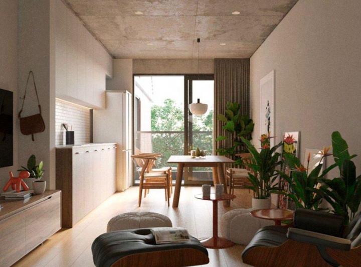Departamento · 44m² · 2 Ambientes · 1 Cochera