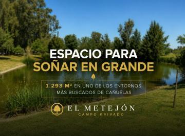 Terreno · 1293m² · Venta Lote 1293 m Cañuelas Metejon Campo Privado