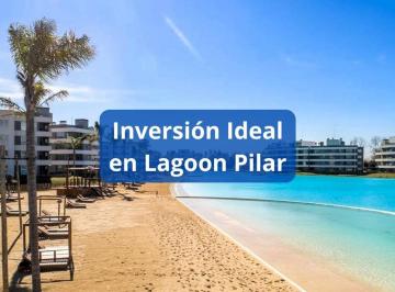Departamento · 30m² · 1 Ambiente · 1 Cochera · Monoambiente Lagoon Pilar con Parrilla y Cochera