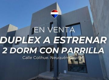Casa · 105m² · 3 Ambientes · 1 Cochera · Venta, Duplex 2 Dorm. a Estrenar!