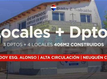 Local comercial · 407m² · 1 Cochera · Venta Locales, Uno en Esquina y Tres Dptos
