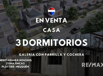 Casa · 155m² · 4 Ambientes · 1 Cochera · Casa 3 Dorm. Mediterránea Housing Plottier