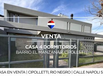 Casa · 269m² · 8 Ambientes · 1 Cochera · Venta Casa en El Manzanar Cipolletti
