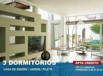 Casa · 197m² · 4 Ambientes · 1 Cochera · Venta Casa de Tres Dorm. y Pileta