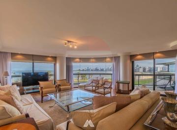 Departamento · 210m² · 5 Ambientes · 2 Cocheras · Alquiler Amoblado,3 Dorm., Servicio. Pocitos